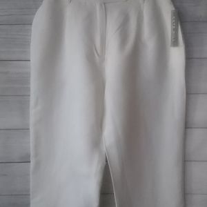 white linen pants size 14 petite
